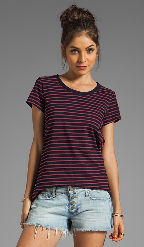 Vintage Wash Slouchy Crew Boyfriend Tee