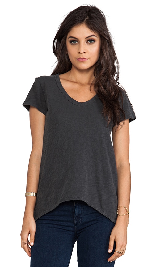 Slub Shrunken Boyfriend Tee