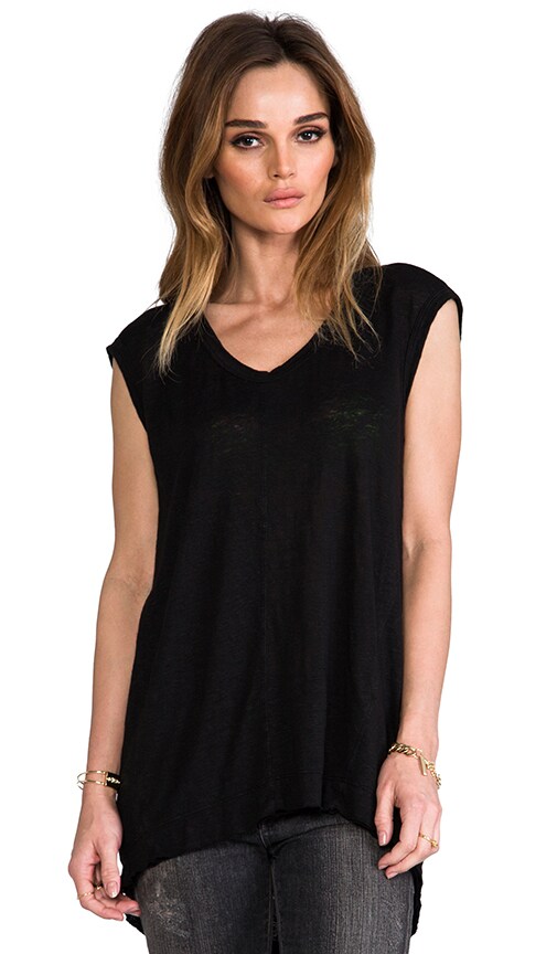 Lux Slub Seamed T