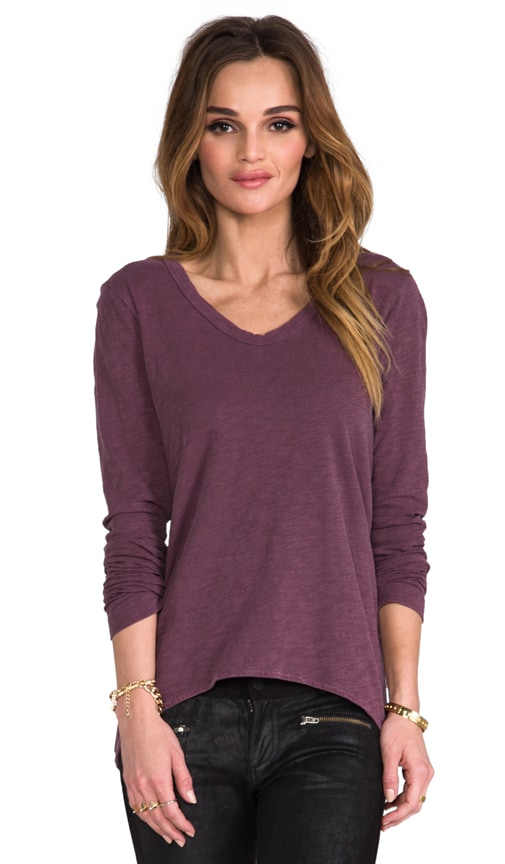 Slub Long Sleeve Shrunken BF Tee