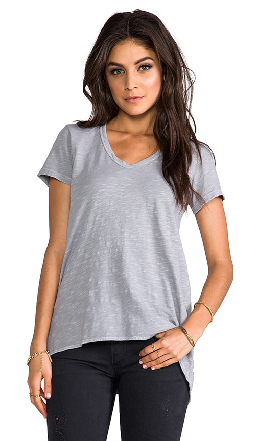 Slub Shrunken Boyfriend Tee
