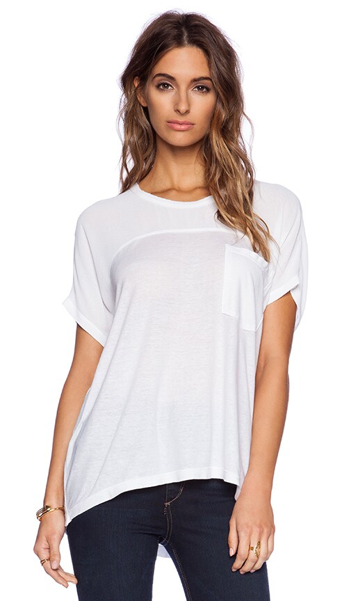 Slouchy & Sheer Mix Tee