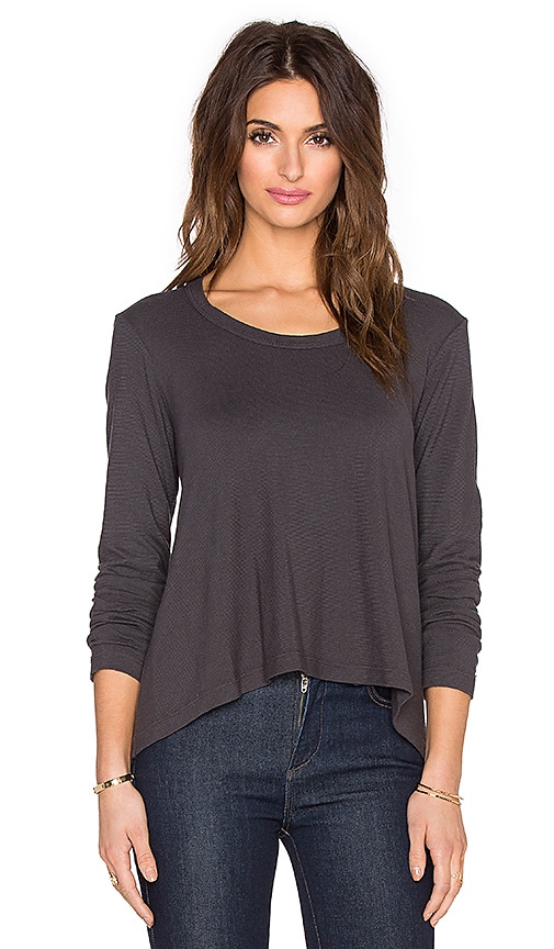 wilt baby 高低式t恤 – slate | revolve