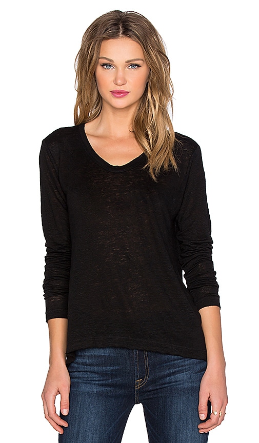Lux Slub Long Sleeve Easy Tee