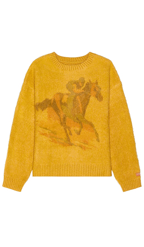 Wish Me Luck 7 Horse Crewneck In 深黄色