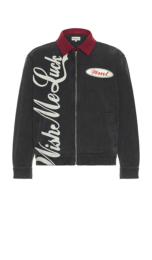 Wish Me Luck Auto Jacket In 블랙