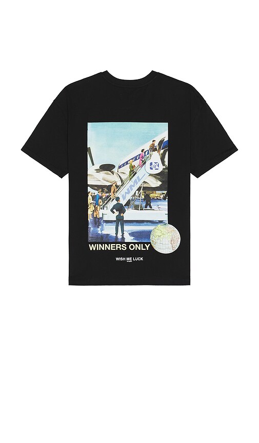 Wish Me Luck Winners Only Tee In Black