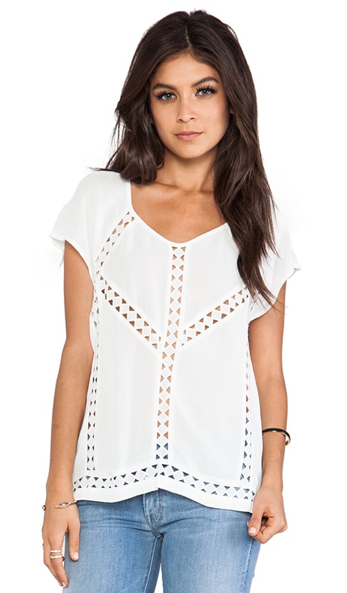 Diamond Short Sleeve Top