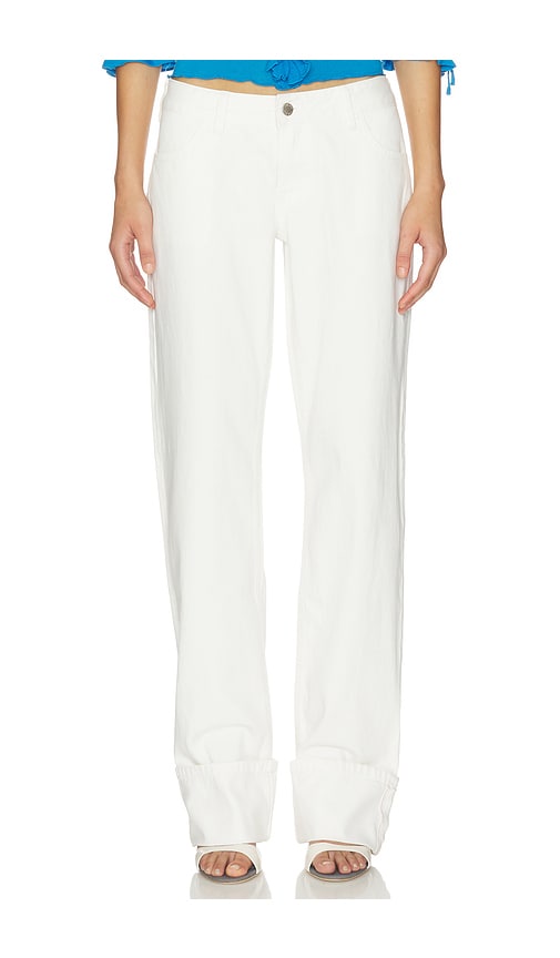 With Jean Agnes Jeans In White