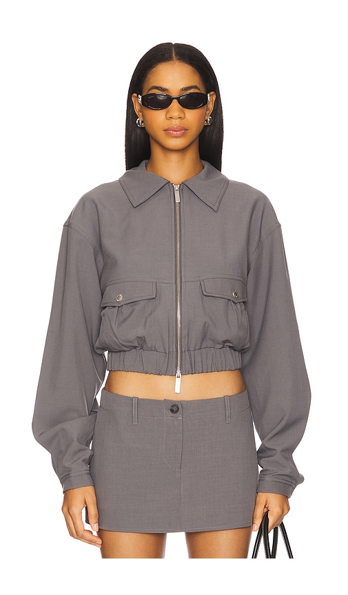 Monroe Jacket in Grey,Charcoal. - size XS (also in L, M, S, XL, XXS)
