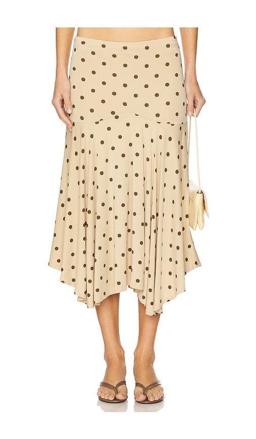 With Jean Maeve Midi Skirt In Multi