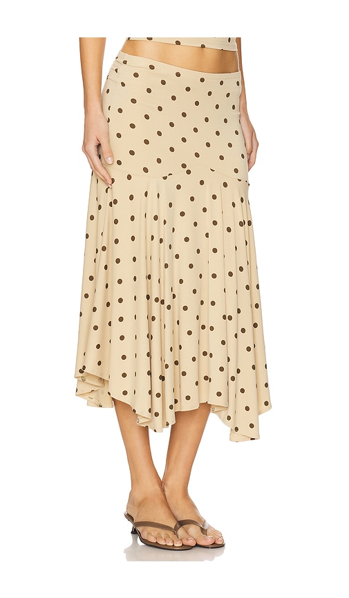 With Jean Maeve Midi Skirt In Multi