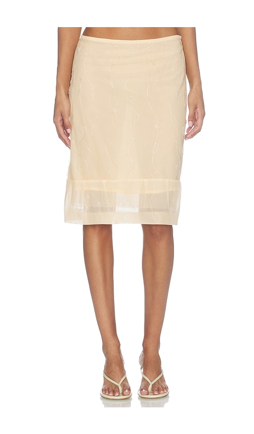 Kayla Skirt by With Jean in Champagne