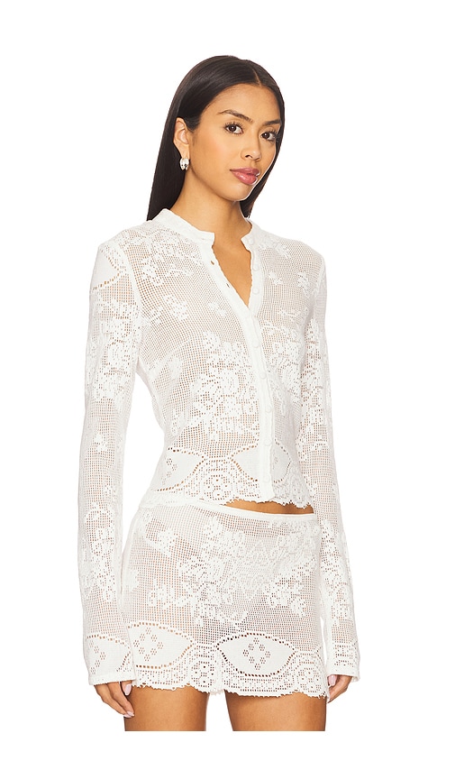 With Jean Belinda Top In White