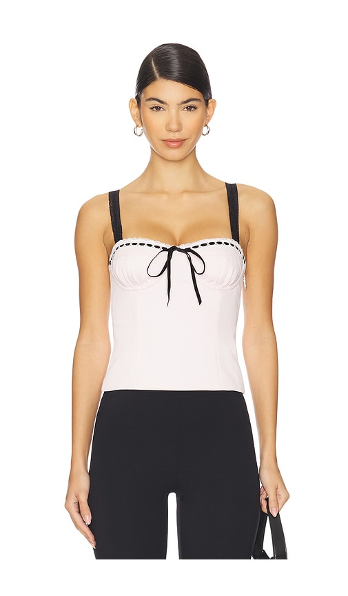 With Jean Ryder Top in Baby Pink