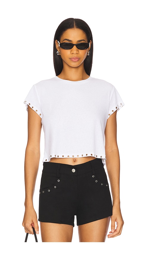 Deni Tee in White. - size XS (also in M, S, XXS)