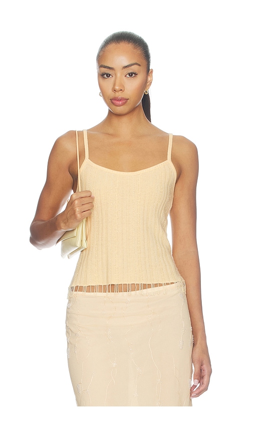 Kayla Top by With Jean in Pale Yellow