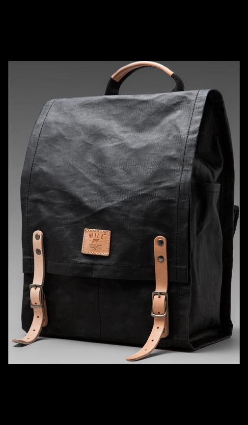 coated canvas backpack