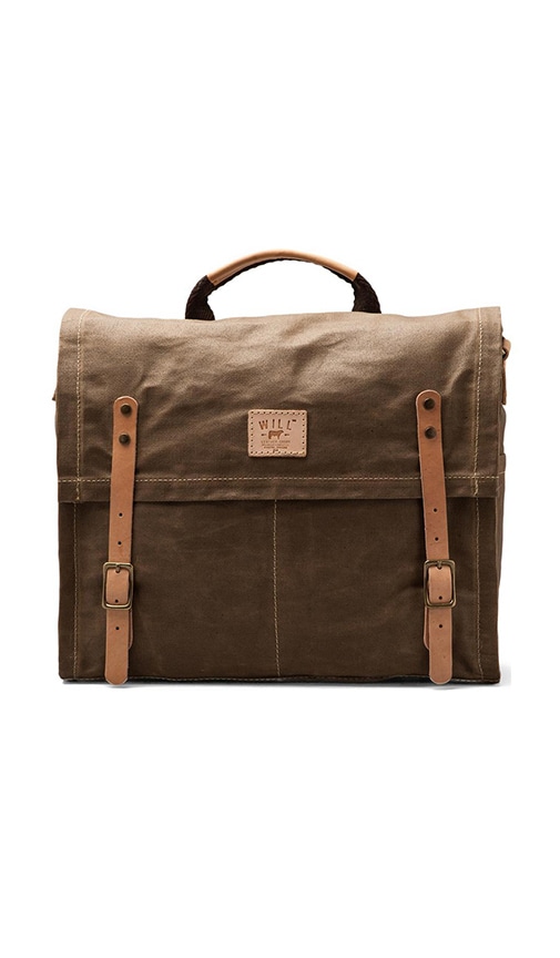 Wax Coated Canvas Messenger