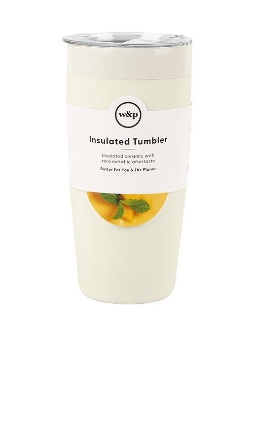  W&p Insulated Tumbler 20oz In Cream. 
