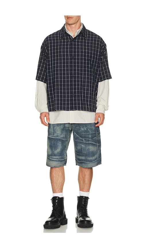  Won Hundred Hemd In Navy. Größe S. Also In M, L, Xl/1x. 