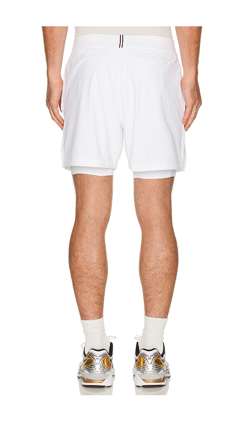 Wilson Set Point Short 5 Lined In White