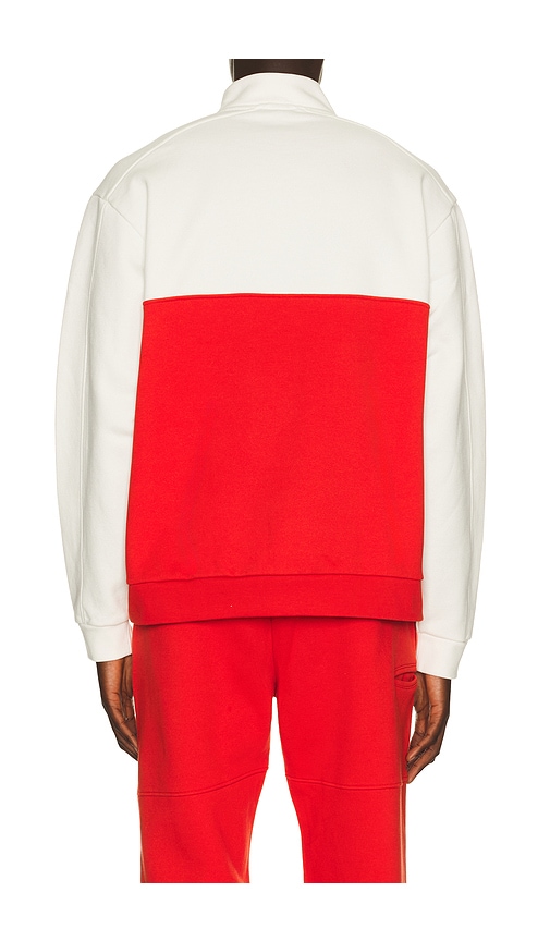 Whitespace Quarter Zip Sweatshirt In Multi