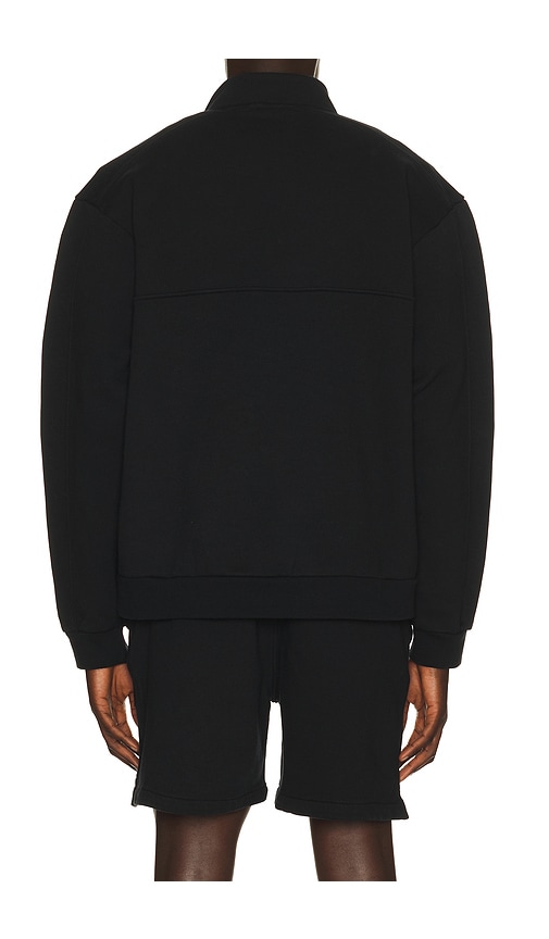 Whitespace Quarter Zip Sweatshirt In Multi