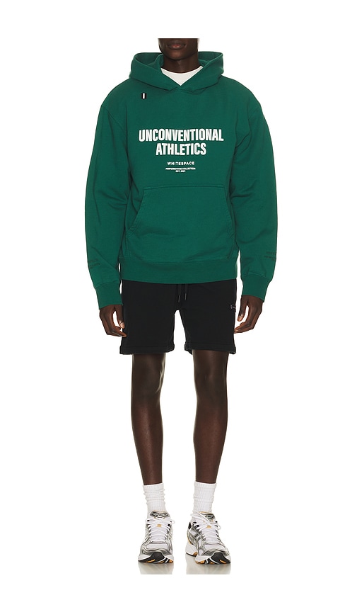  Whitespace Sudadera Unconventional Athletics En Color Verde Oscuro Talla L  (también En M, S, Xl/1x, Xxl/2x). 