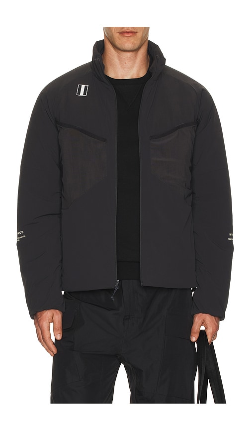 Whitespace Insulated Midlayer Cargo Jacket In Gray