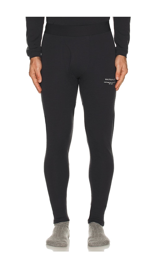 Whitespace Merino Baselayer Pants In Black