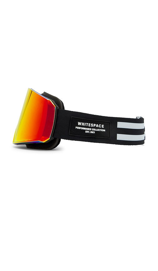  Whitespace Md Icon Goggle In Black. 