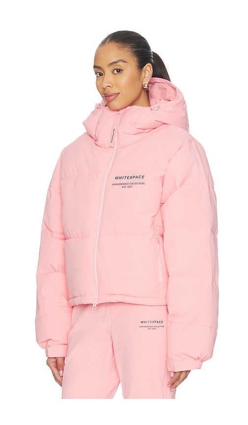 Whitespace Cropped Puffer Jacket In Multi