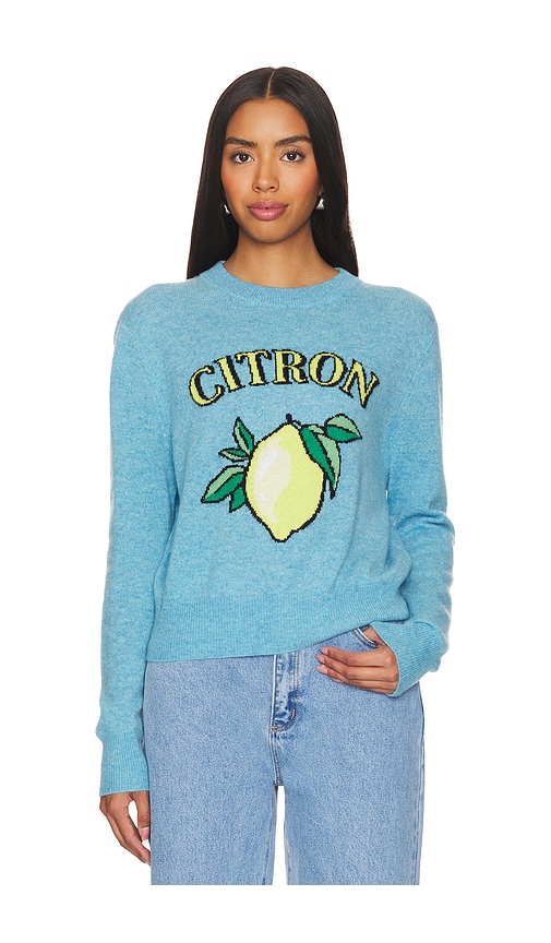 Shop White + Warren Cashmere Citron Crewneck In Teal