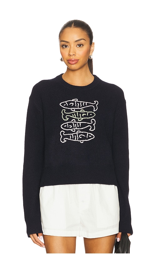 PULL RAS DE COU en . Taille M. Also en S, XS - White + Warren - Modalova