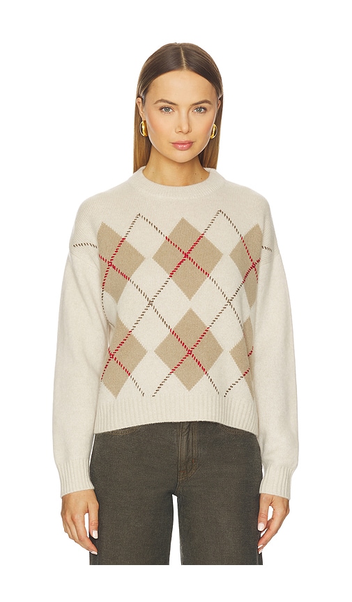 White + Warren 크루넥 스웨터 In Neutral