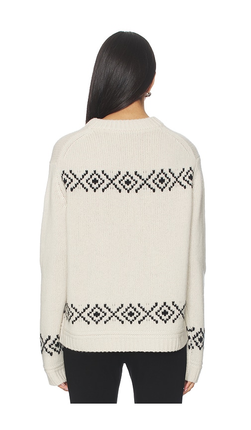  White & Warren Skipullover Aus Kaschmirmischung Mit Rundhalsausschnitt In Ivory. Größe L. Also In Xs. 