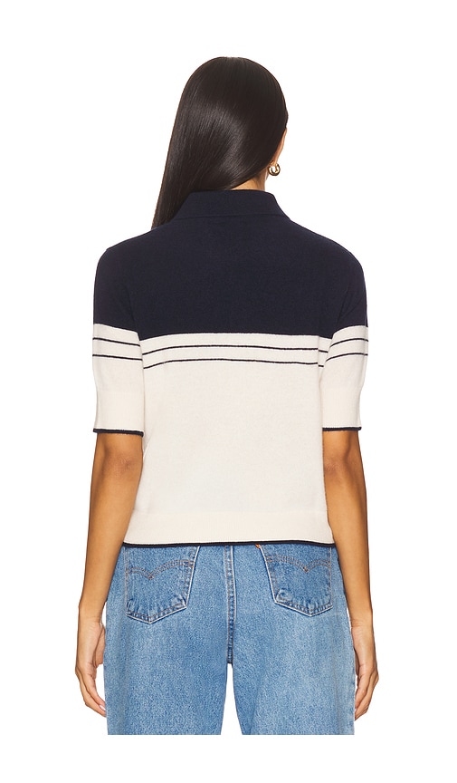  White & Warren Poloshirt In Cream,navy. Größe M. Also In L. 
