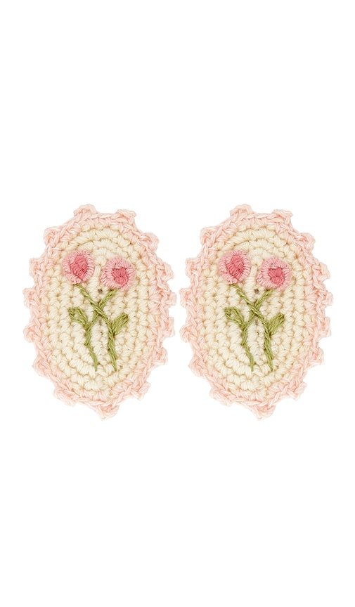 Wild Wawa Crochet Clip Set In Pink