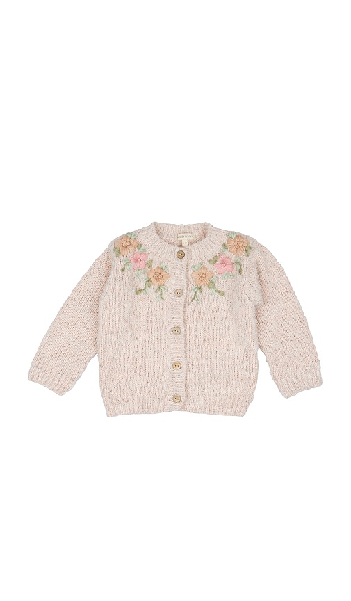 Wild Wawa Amelia Cardigan In Pink