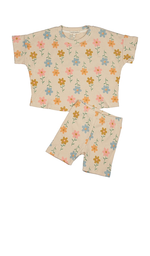 Wild Wawa Kids Rib Biker Set