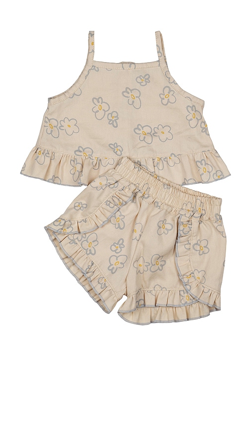 Wild Wawa Kids Ruffle Short Set
