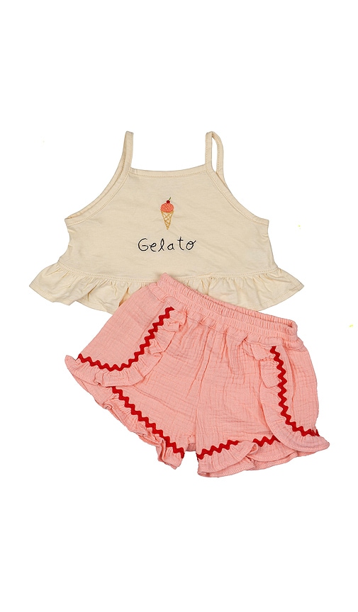 Wild Wawa Kids Ruffle Short Set