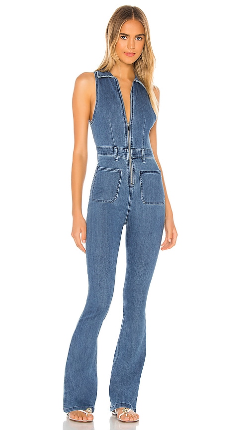 denim all in one jumpsuit