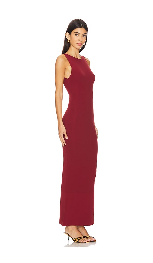 Shop Weworewhat Flutter Muscle Tank Maxi Dress In Russet