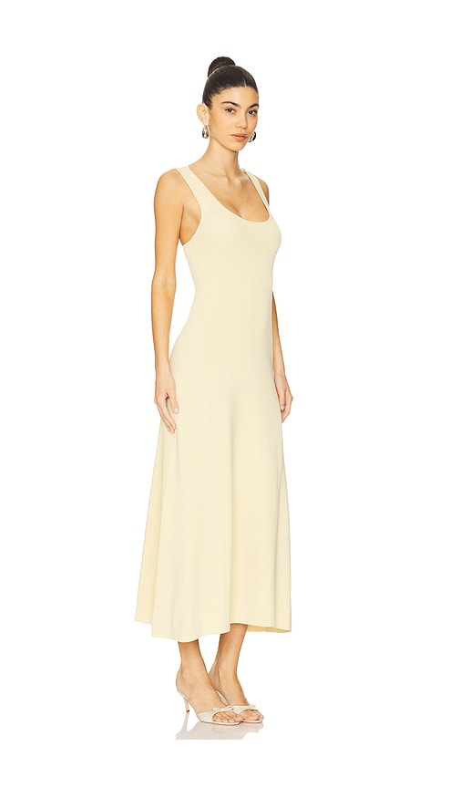 Weworewhat Ruched Strap Midi Dress