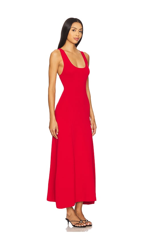 Weworewhat Ruched Strap Midi Dress