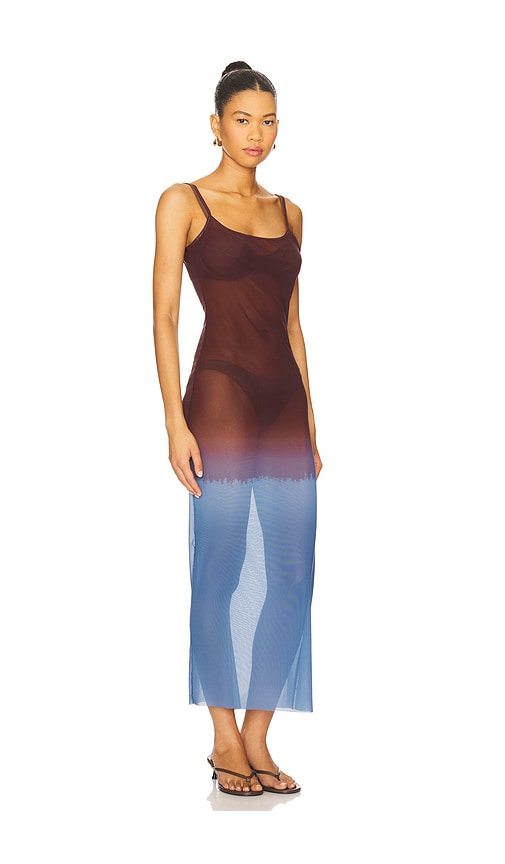 Weworewhat Mesh Scoop Maxi Slip In Multi