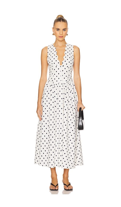 Button Front Scallop Dress in . - size L (also in M, S, XL, XS) - WeWoreWhat - Modalova