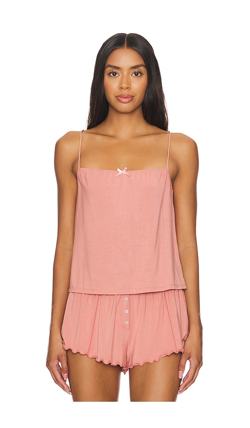 Revolved Tank WeWoreWhat Square Neck Tank in Rose | REVOLVE
